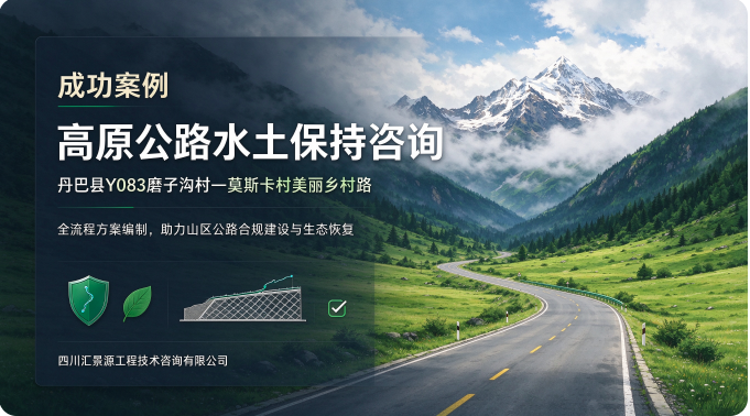 丹巴县 Y083 磨子沟村‑莫斯卡村公路美丽乡村路水土保持方案